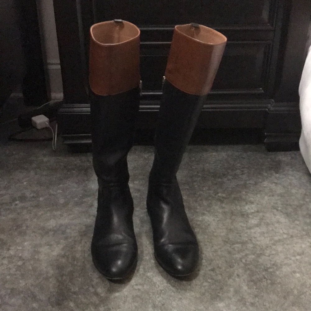 Knee high riding boots